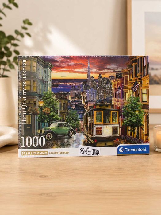 Puzzle 1000 elementów Clementoni – nowe, zafoliowane