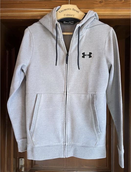 Світшот Under Armour  XS/S унісекс сірого кольору на блискавці