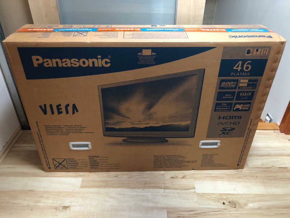 Kultowy telewizor plazmowy Panasonic TX-P46S20E - 46 cali używany, sprawy, stan idealny