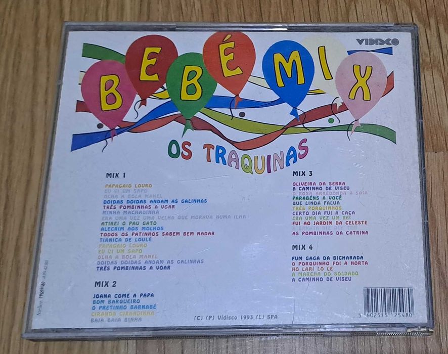 Cd: Os Traquinas – Bebé Mix