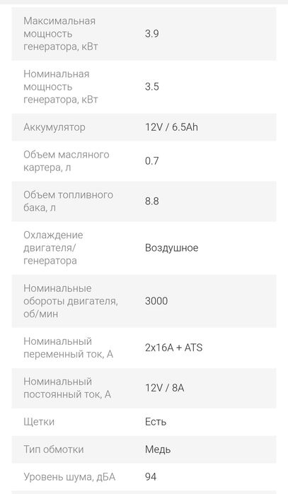 Генератор новий інверторний 3.9 квт