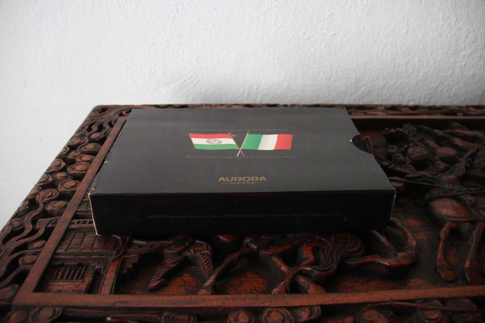Canetas AURORA Bicentenário do Nascimento da Bandeira Italiana