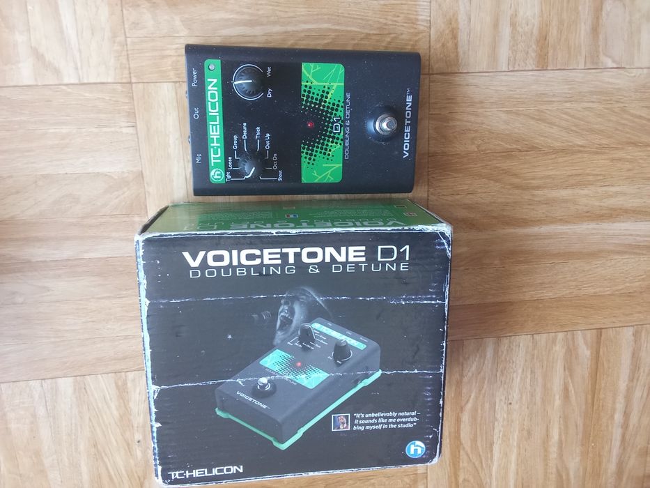 Tc Helicon D1 Detune Doubler pod mikrofon XLR wokalu i instrumentu