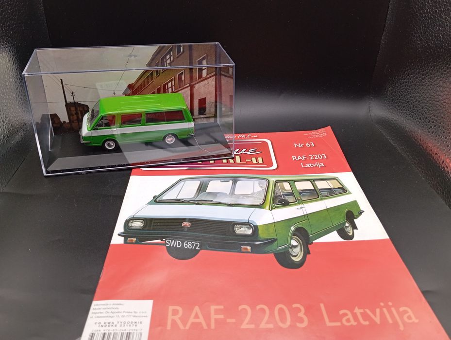 1;434 DeAgostini KAP Model RAF-2203 Latvija gablotka zastępcza Bytom ...
