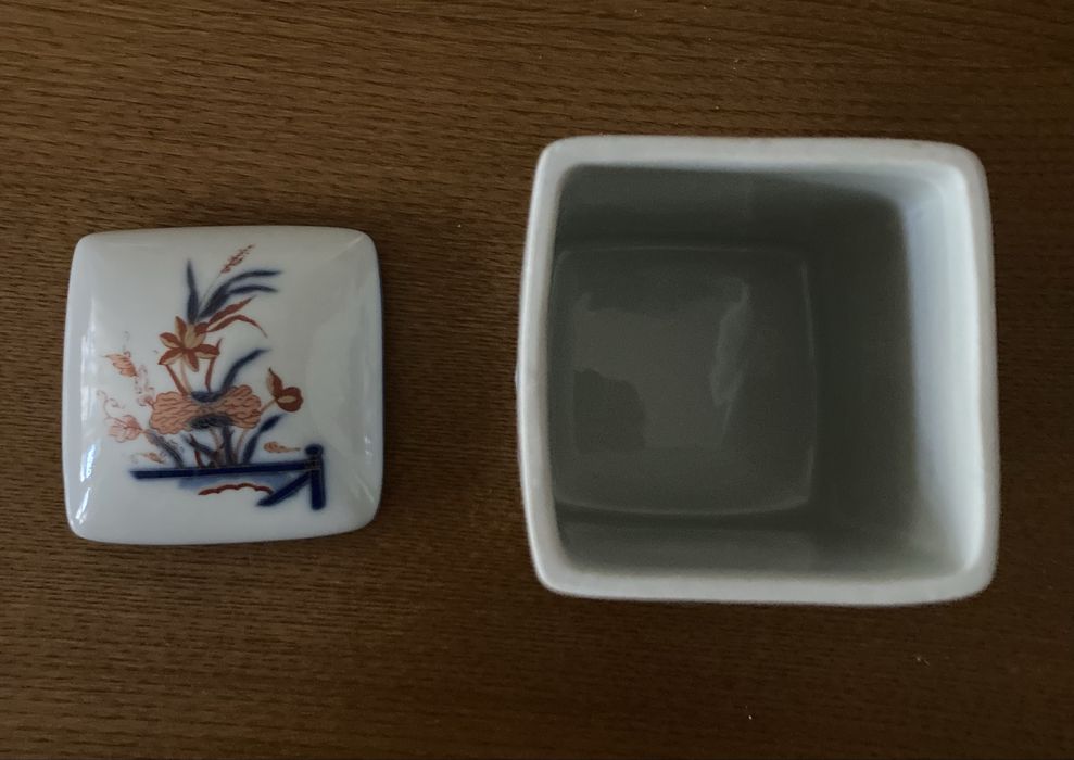 Caixa Oriental Vista Alegre decoração Imari