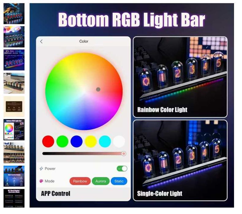 Relogio de tubo Nixie