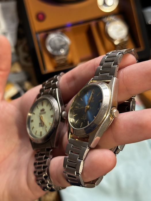 Наручные часы Слава и Orient