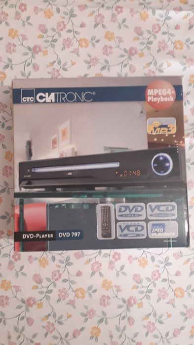 CLATRONIC DVD Player DVD 797 - NOVO, na caixa.