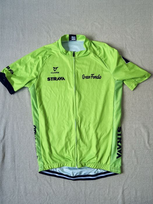 Camisola de Ciclismo Cuore Strava Gran Fondo Verde