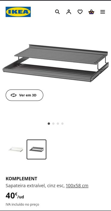 Porta Roupeiro PAX Svartisdal