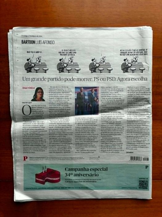 Jornal Público: 17 de Março de 2024