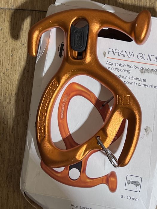 Petzl PIRANA GUIDE - Descensor Canyoning (NOVO na Caixa)