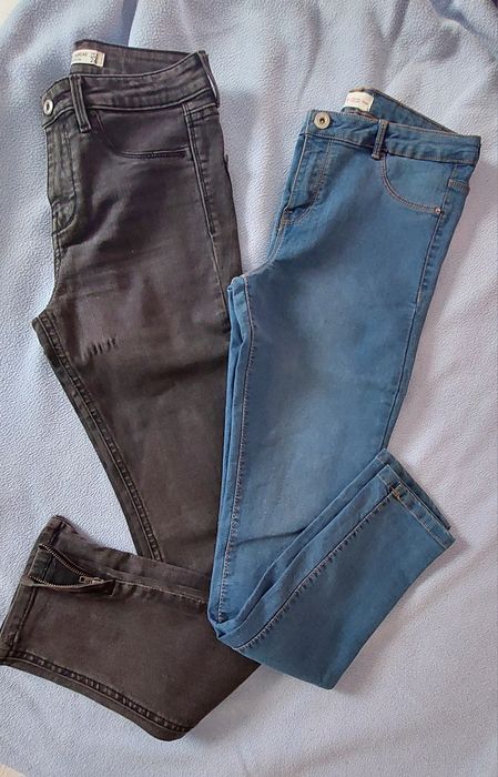 5 Pares Calças - tam 34/S/ 12 anos