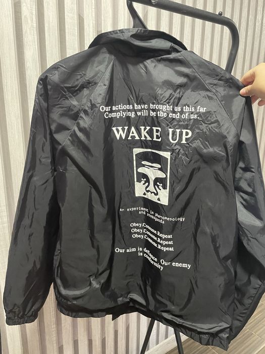 Ветровка Obey Wake Up coach jacket чоловіча