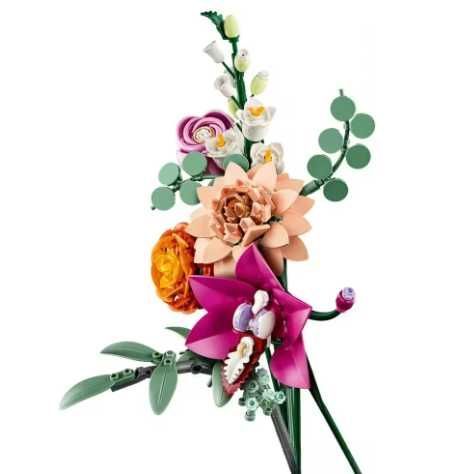 Квітковий конструктор "Pretty Pink Flower Bouquet" подібний до Lego