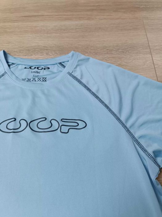 Koszulka funkcyjna t-shirt błękitna 'Loop' S