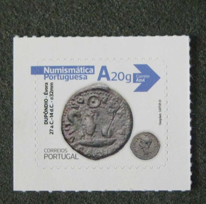 Serie autoadesiva nº 5230/33 – Numismática Portuguesa (1º grupo)