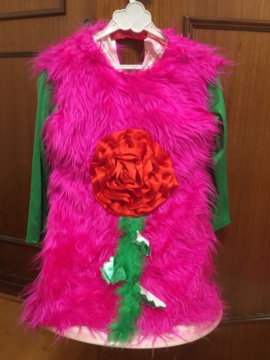 Fato de Carnaval a Flor