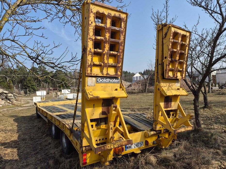 Goldhofer TU 3-24/80 przyczepa niskopodwoziowa