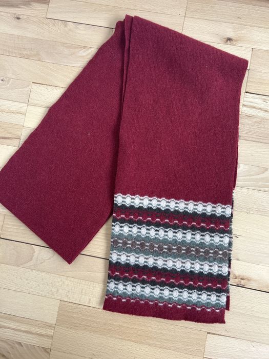 Szal welna Mackie Scotland bordo 180 cm