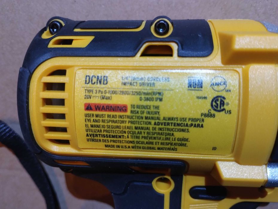 Zakrętarka udarowa do baterii DeWalt 18-20V