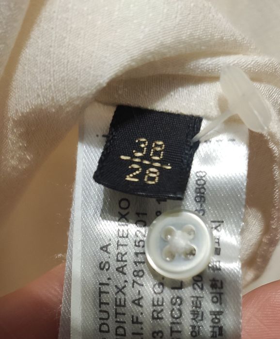 Bluzka Massimo Dutti 38 wiskoza jedwab