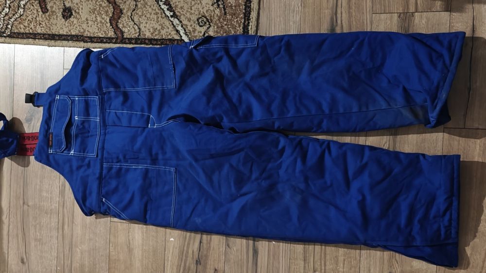 Ocieplane spodnie robocze ogrodniczki