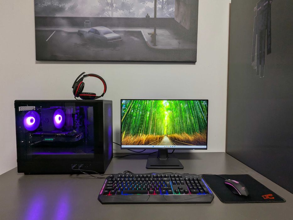 NOWY Komputer + monitor gamingowy do gier RTX 2070 Super Ryzen 5 3600