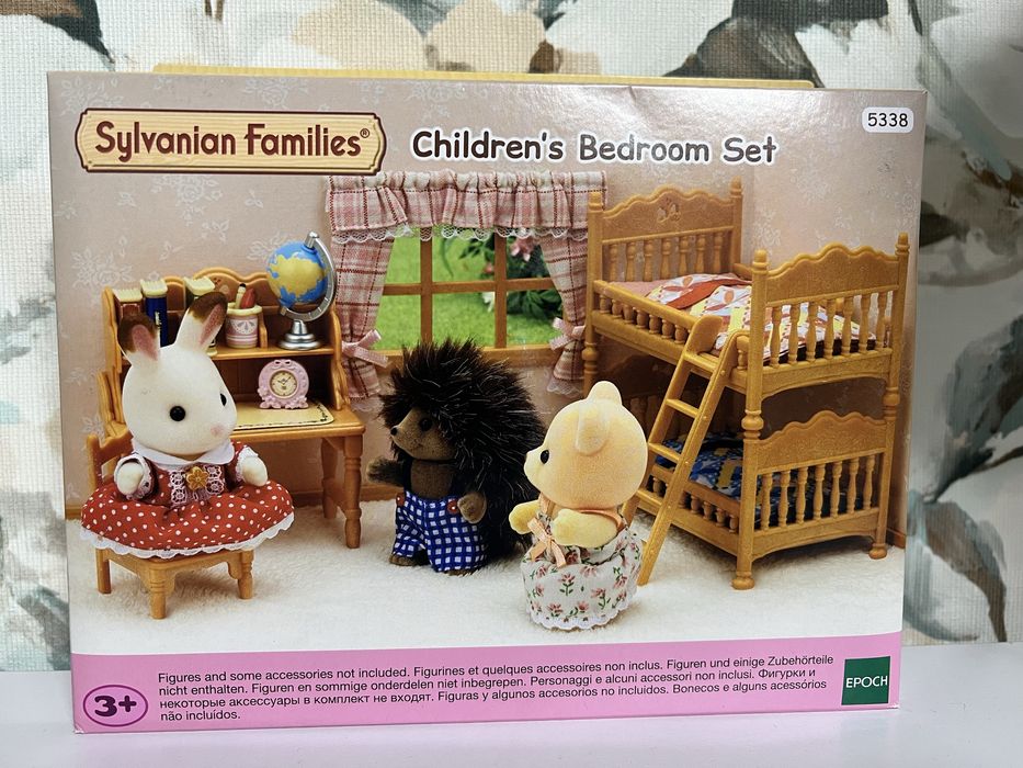 Sylvanian families кухня спальня семья family silvanian сімʼя спальня
