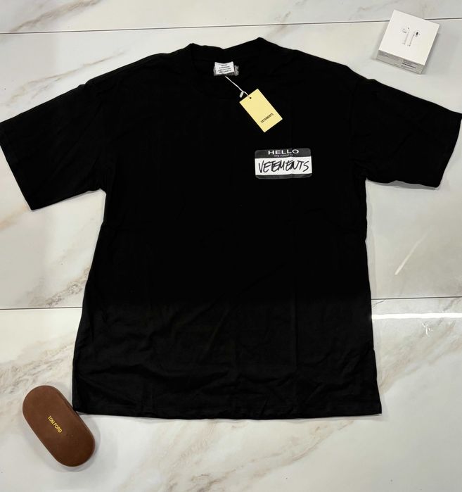 ‼️БЕЗ ПЕРЕДОПЛАТ‼️ Футболка Vetements My name is Нова в наявності