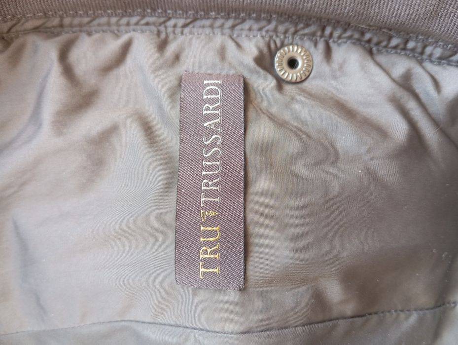 Puchowa kurtka damska z lisem TruTrussardi r 44.  C.P.W.