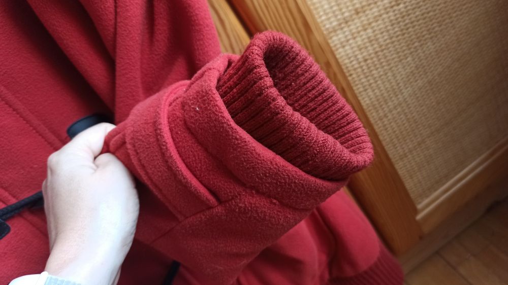 Płaszcz zimowy kolor ceglasty