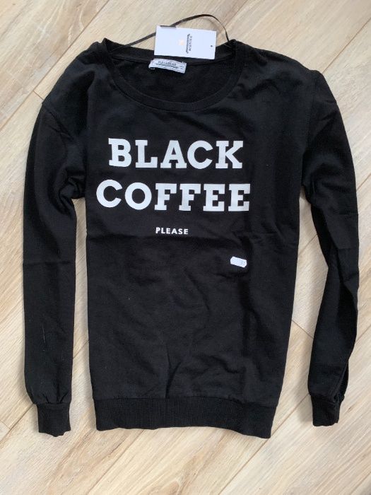 pull&bear bluza S 36 Nowa black coffee