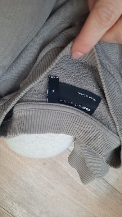 Bluza męska oversize beżowa asos