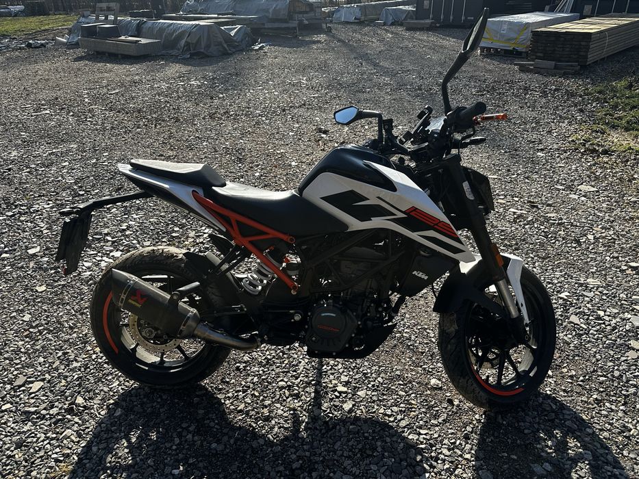 KTM Duke 125 zarejestrowany
