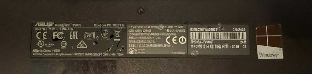 ASUS Transformer Book Flip TP200S