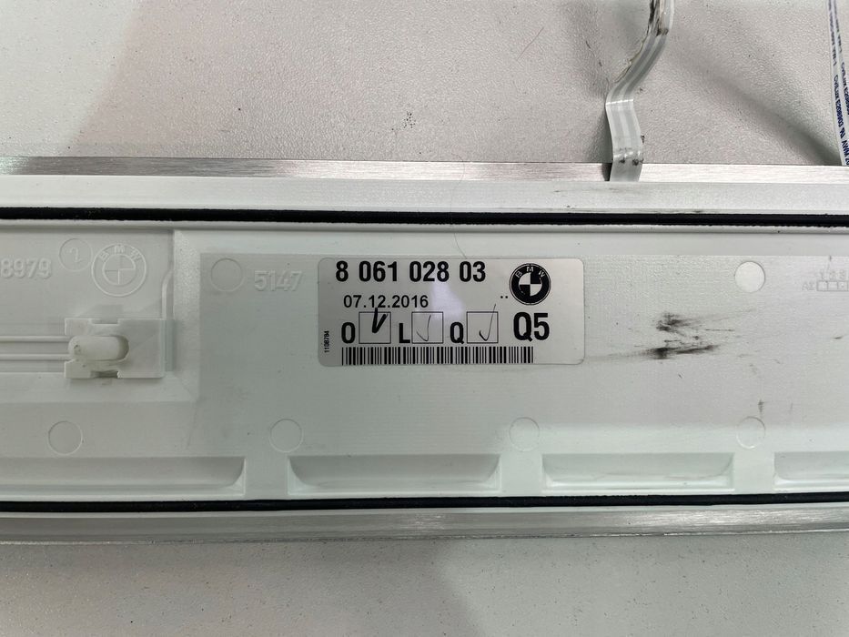 BMW 7 G11 G12 НАКЛАДКА ПОРОГА М ПАКЕТ ПЕРЕД 8061028 / 7