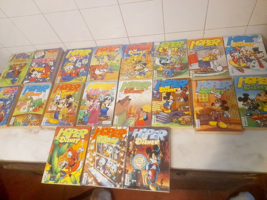 Conjunto de 19 Revistas Banda Desenhada Hiper Disney