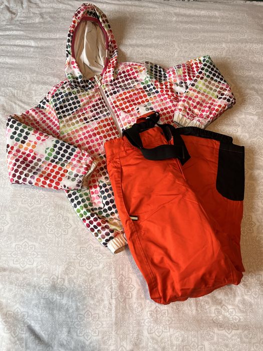 Kombinezon zimowy dziewczecy rozm 128 cm