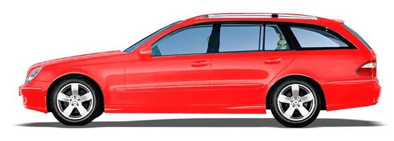 Bagażnik dachowy MERCEDES E S211 klasa 2003 do 2008 W211 belki Relingi