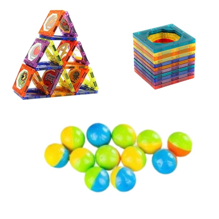 klocki magnetyczne konstrukcyjne tor układanka zamek figurki 228 el