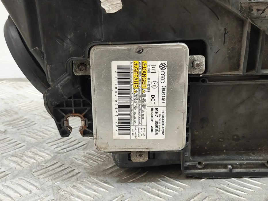 Farol Otica Frente Frontal Esquerda A5 8T Xenon Original VAG Audi