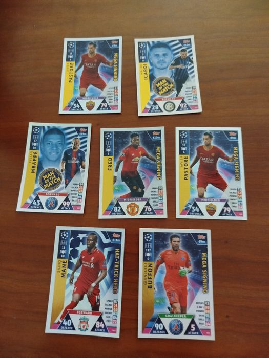 Cartas Champions league