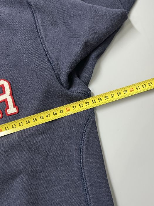 Tommy Hilfier Vintage Granatowa Bluza z Okraglym Dekoltem M