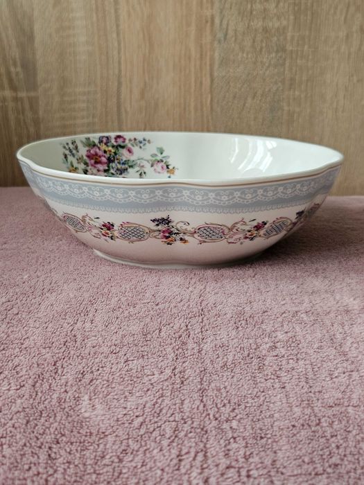 Porcelanowa miska z kwiatami ENGLISH HOME