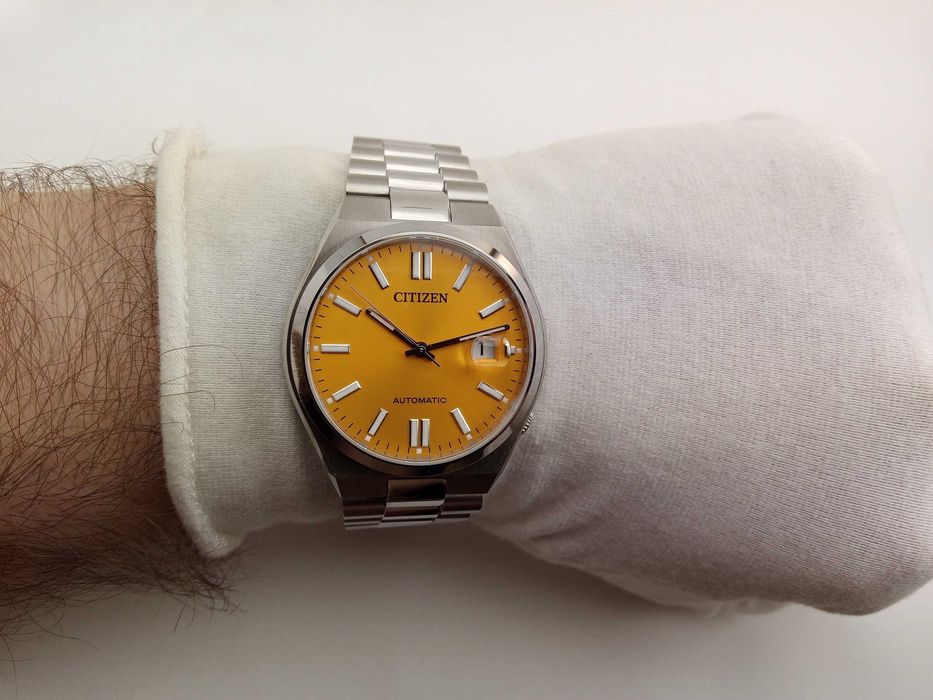 Японские мужские часы Citizen NJ0150-56Z сапфир, механика, автозавод