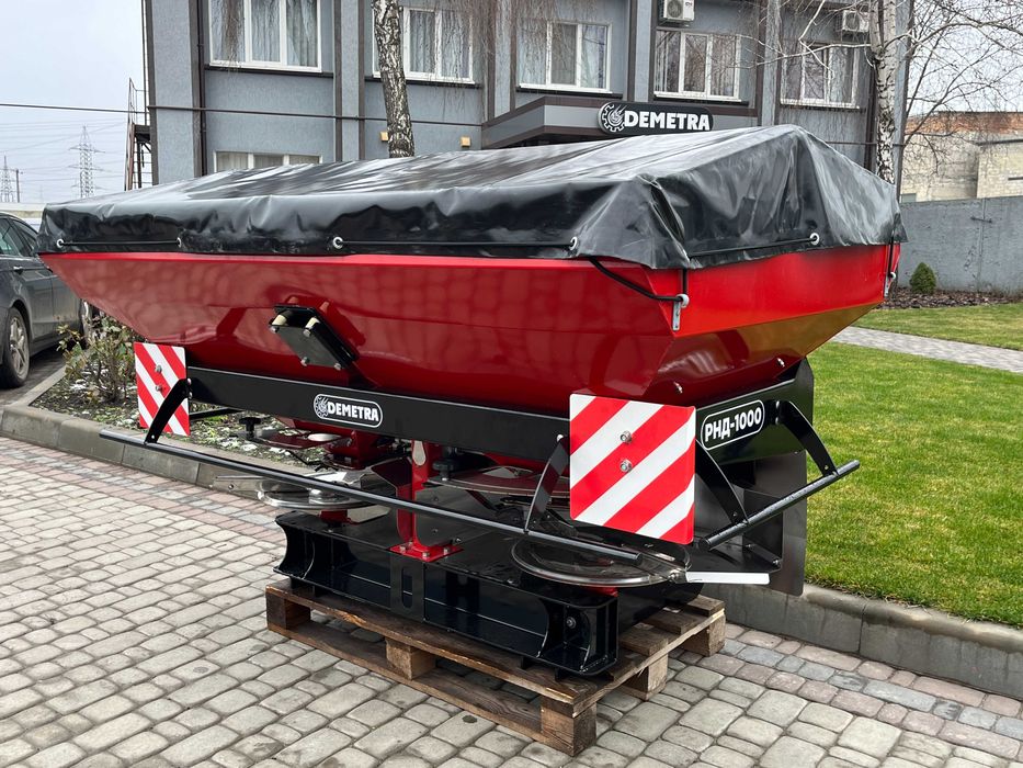 Розкидач добрив 1000 кг Лійка Разбрасыватель удобрений 1 тонна нерж