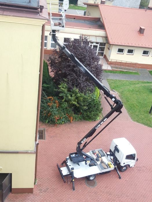 WYNAJEM Podnośnik koszowy 24m. Mycie malowanie pokryc dachowych