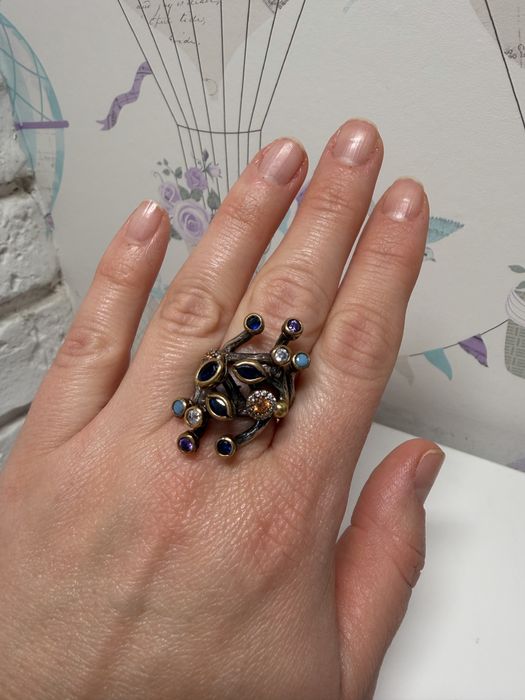 Срібна каблучка кольцо серебрянное