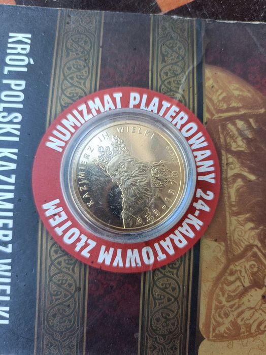 Medal pamiątkowy Król Polski Kazimierz III Wielki